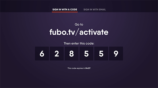 FuboTV Code