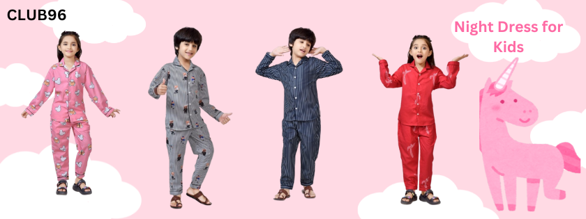 Club96: Shop Stylish & Comfy best Night Dresses for Kids | Club96