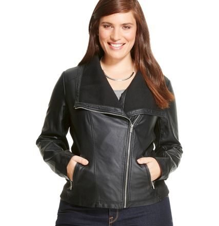 Finding the 1 Perfect Leather Jacket for Plus-Size Women